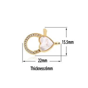 18K Gold Filled  Lobster Clasp, Gold Lobster Clasp,CZ Lobster Claw Bracelet Necklace for DIY Jewelry Making Supply