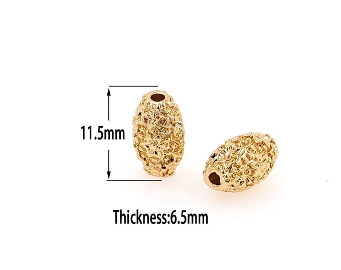 18K Gold Filled Tube Beads,Gold Tube Beads,DIY Bracelet Necklace Earrings Jewelry Making