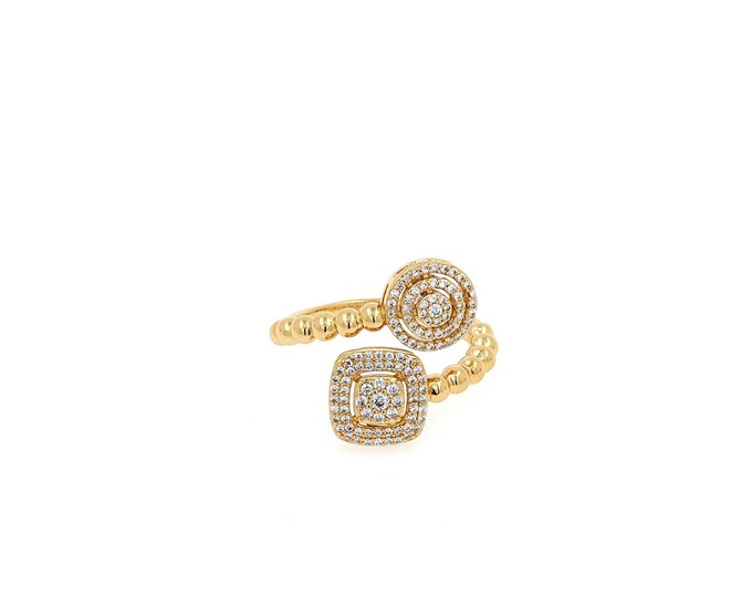 18K Gold Filled Fashion Rings Gold Open Ring,Minimalist Ring,Dainty Ring,Gift for Her