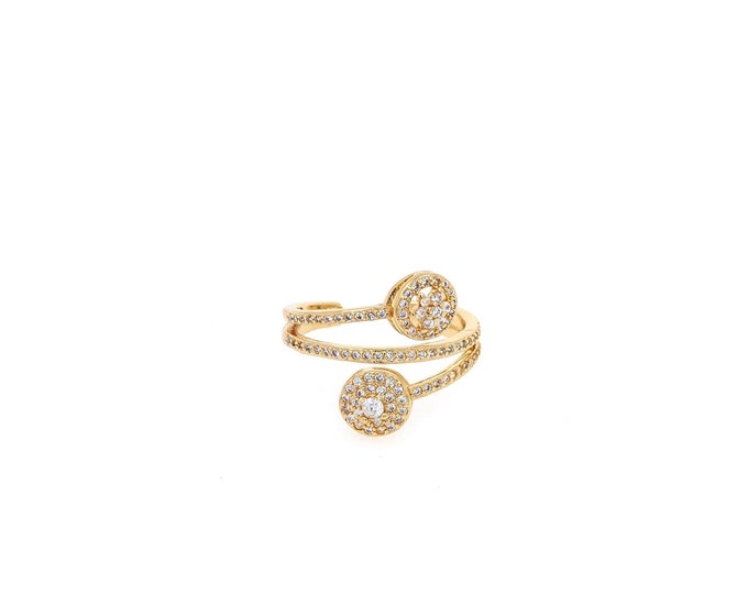 18K Gold Filled Fashion Rings,Gold Open Ring,Minimalist Ring,Dainty Ring,Gift for Her