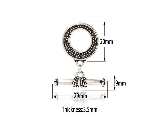 Silver Filling FilledOT Clasp, Necklace Clasp, Bracelet Clasp, Jewelry Clasp, Bracelet Necklace for DIY Jewelry Making Supply