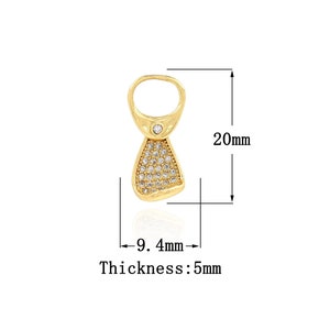 18K Gold Filled Dainty Charm, Bottle Cap Pendant, Bottle Cap Charm, Dainty Pendant, DIY Jewelry Supplies, 20x9.4x5mm