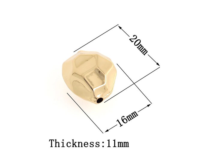 18K Gold Filled Alien Spacer Beads,Fine Spacer Beads, Alien Spacer Beads,Gold Alien Beads for DIY Jewelry Making Supplies