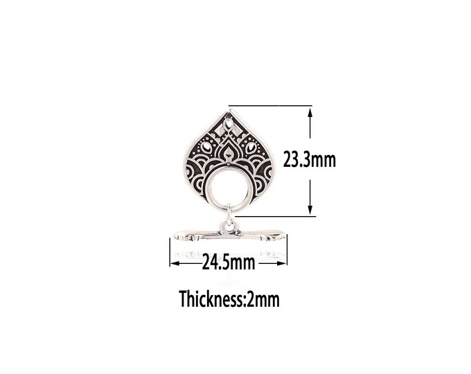 Silver Filling FilledOT Clasp, Necklace Clasp, Bracelet Clasp, Jewelry Clasp, Bracelet Necklace for DIY Jewelry Making Supply