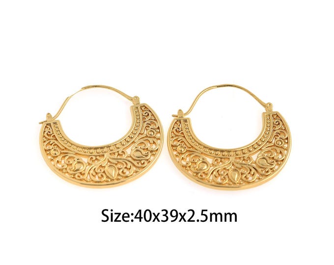1 pair 18K Gold Filled Handbag Earrings,Gold Dainty Handbag Earring,Simple Earrings,Gift for Her