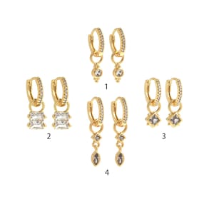 Round Earrings,18K Gold Filled Drop Earrings,Micro Pave CZ Tassel Earrings, Statement Earrings, Fashion Earrings,Gift For Her