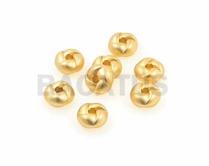 Round spacer beads, flat round beads, round spacer beads, disc spacers, DIY beading supplies 1PCS