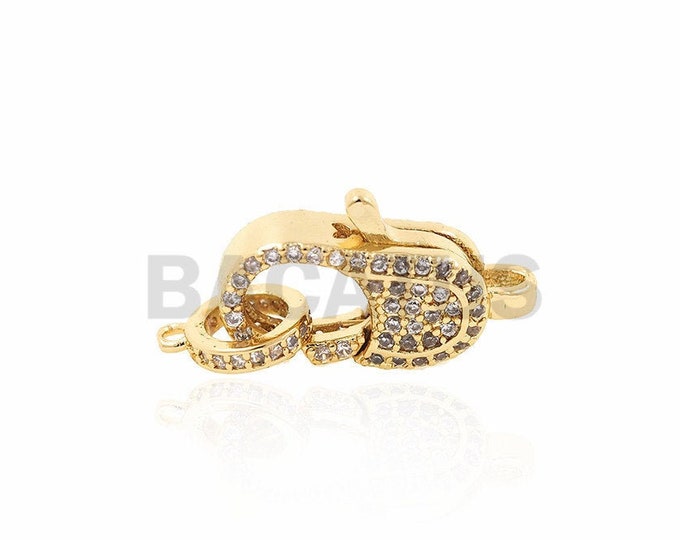 1pcs Brass lobster clasp,trigger clasp,parrot clasp,nickel free clasp 11x24.5x6mm