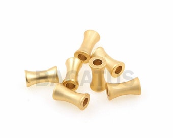 Metal tube beads, tube spacer beads, long tube beads, DIY jewelry brass tube beads accessories 1PCS