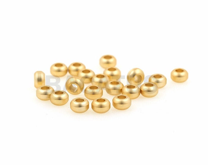 Flat round beads, donut beads, round gaskets, DIY jewelry, beaded bracelets, necklaces supplies 1PCS