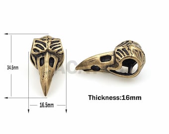 bird skull pendant,bird skull jewelry,bird skull gift，bird skull beads 1pcs