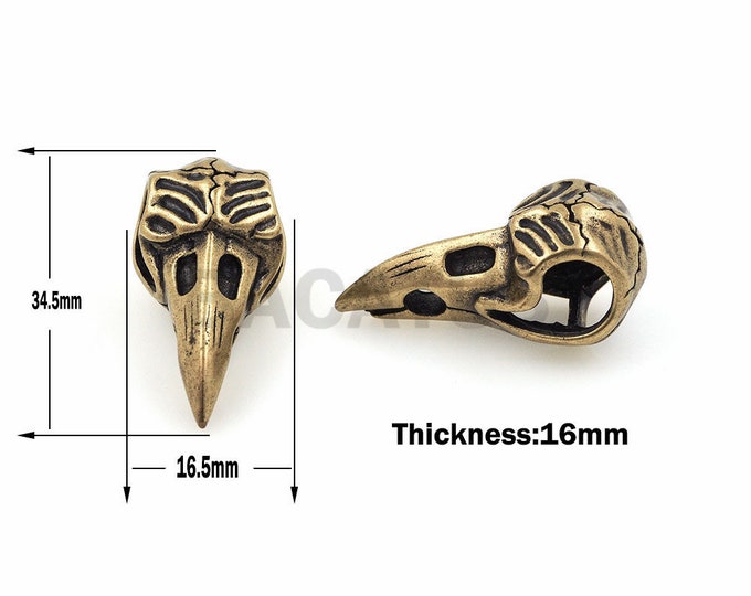 bird skull pendant,bird skull jewelry,bird skull gift，bird skull beads 1pcs