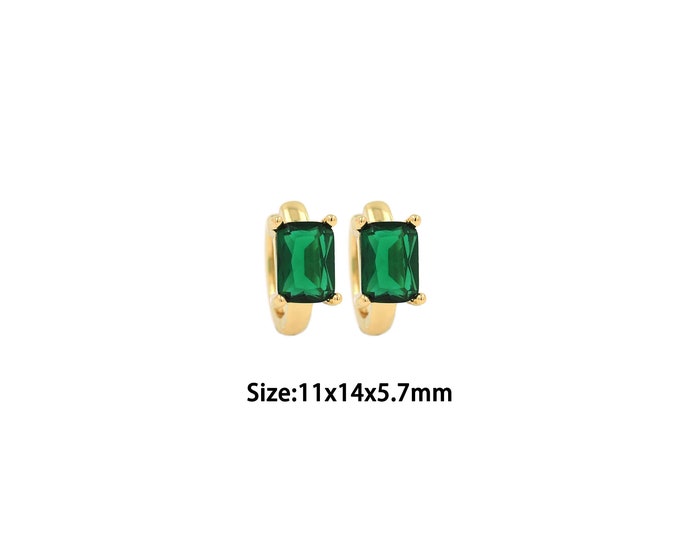 1 pair 18K Gold Filled Round Earrings,Gold Dainty Round Earrings,Simple Earrings,Gift for Her