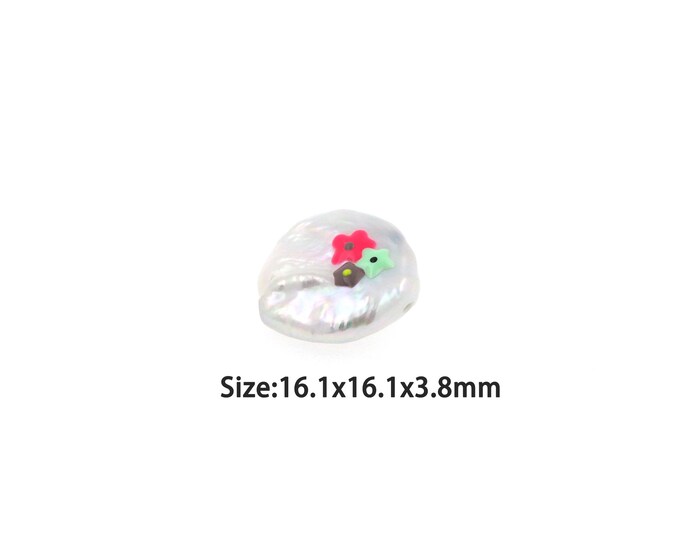 Pearl Enamel Pearl Beads,Simple Beads,Dainty Beads,Spacer Beads, DIY Gold Jewelry Making