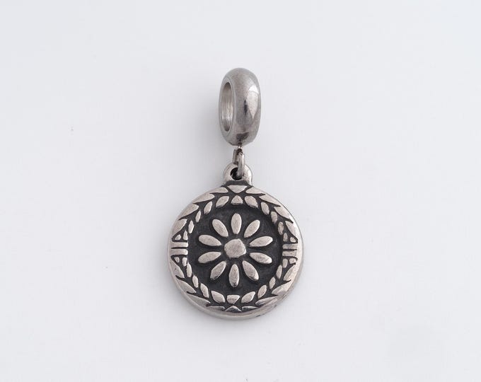 Stainless Steel Flower Pendant,Flower Charms,Flower Charm Bracelet Necklace for DIY Jewelry Making Supply,28.7x15x2.4mm