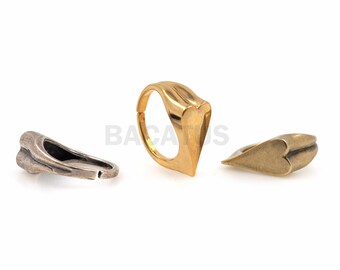 1PCS Love Open Ring, Women's Minimalist Ring, Heart-Shaped Ring, 18K Gold Filling, Friendship And Love Bracelet