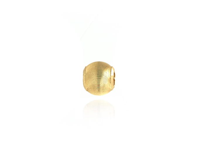 10 pcs 18K Gold Filled Round Spacer Beads,Gold Round Beads, Ball Beads DIY Bracelet Necklace Earrings Jewelry Making,4.8x5.3mm