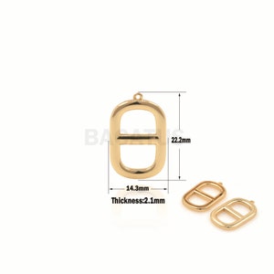 1pcs Soda Pendant，Soda Tab Jewelry，Gold Soda Tab，Cubic Soda Tab，Pull Tab Charm,Suitable For Jewelry Making Supplies 22.2x14.3x2.1mm