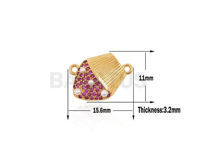 strawberry pendant, strawberry accessories, fruit pendant, DIY jewelry necklace bracelet accessories 1pcs
