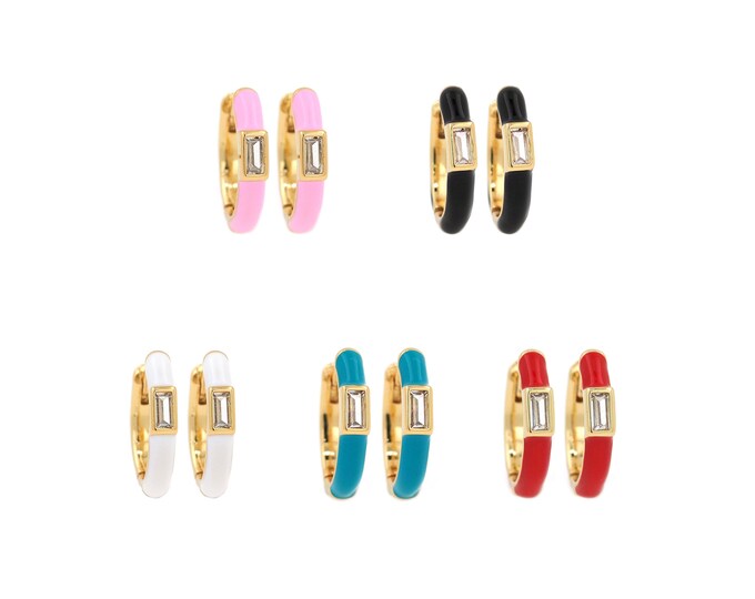 1pair 18K Gold Filling Round Earring,Gold Dainty Round Earring,Simple Earrings,Gift for Her