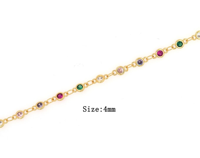 18K Gold Filled Dainty Gold Chain,Unique Gold Chain,Thick Gold Chain,Unfinished Chain for Bracelets Necklaces DIY Jewelry Making Supplies
