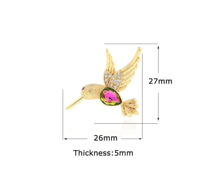 18K Gold Filled Bird Pendant,Gold Dainty Bird Pendant,Simple Pendant,Gift for Her