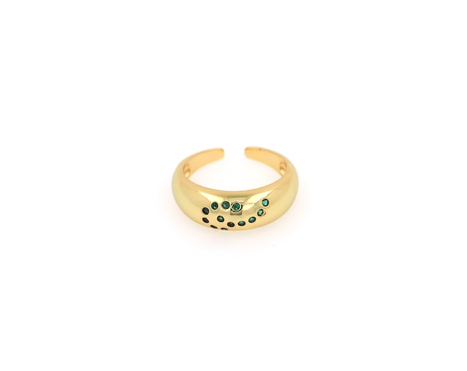 18K Gold Filled Round Ring,Gold Dainty Round Ring,Minimalist Ring,Gift for Her
