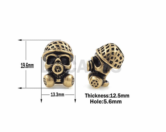 Mask skull beads,Antique skull spacer beads,wholesale skulls,unique skull beads 1pcs