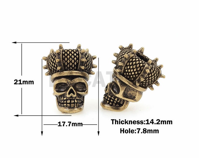 Vintage skull spacer beads, pirate beads, pirate bracelets, pirate jewelry, beaded supplies