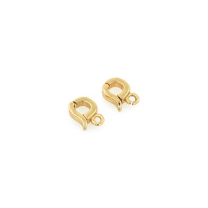 18K Gold Filled Lobster Clasp,Gold Dainty Lobster Clasp Bracelet Necklace for DIY Jewelry Making Supply 11.9x7.8x2.6mm