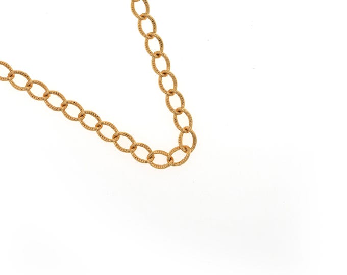 18K Gold Filled Curb Chain,Cuban Chain Necklace,Cuban Chain Necklace,Cuban Gold Chain,Cuban Chain For Necklace Anklet Supply,6x4.2x1.3mm