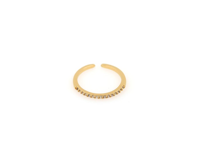 18K Gold Filled Round Ring,Gold Dainty Round Ring,Minimalist Ring,Gift for Her