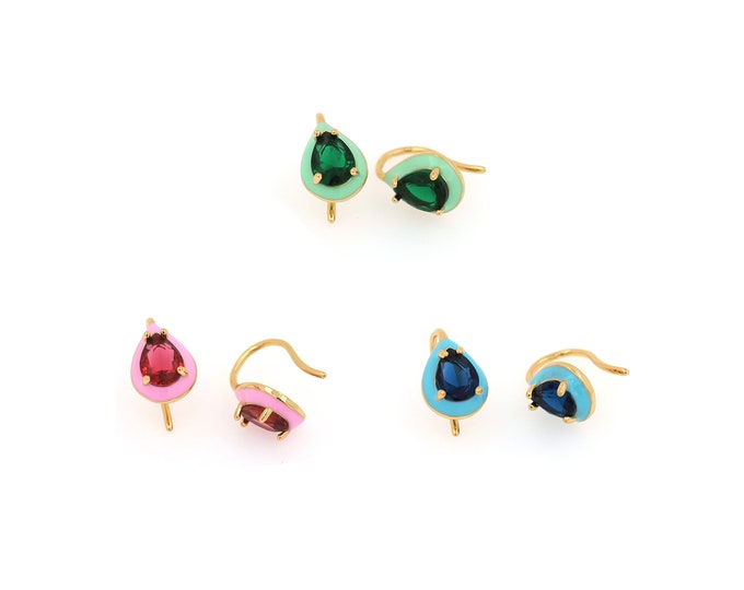 1pair 18K Gold Filling Water Drop Earring,Gold Dainty Water Drop Earring,Simple Earrings,Gift for Her