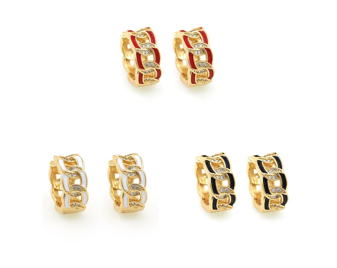 1pair 18K Gold Filled Round Earring,Gold Dainty Round Earring,Simple Earrings,Gift for Her