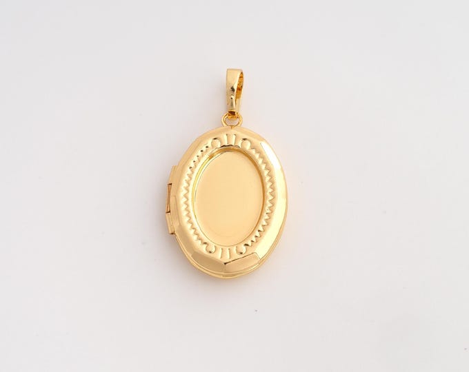18K Gold Filled Photo Frame Charm,Dainty Photo Frame Pendant,Photo Frame Pendant ,DIY Jewelry Supplies,29.5x16x3.8mm