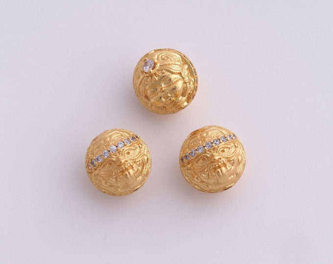 18K Gold Filled Round Spacer Beads,Gold Ball Beads, Tube Beads DIY Bracelet Necklace Earrings Jewelry Making,9.5x9mm
