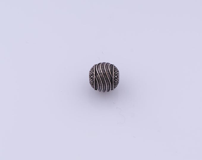 Silver Filled Round Spacer Beads,Silver Tube Beads, Ball Beads DIY Bracelet Necklace Earrings Jewelry Making,9.2x9mm