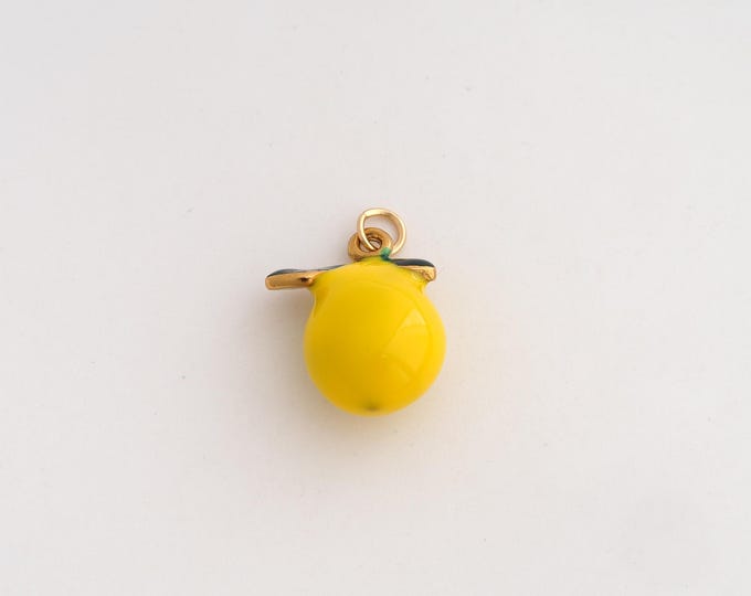 Stainless Steel Mango Pendant,Enamel Fruit Charms,Mango Charms for DIY Jewelry Making Supply,19.3x12.7x8.5mm