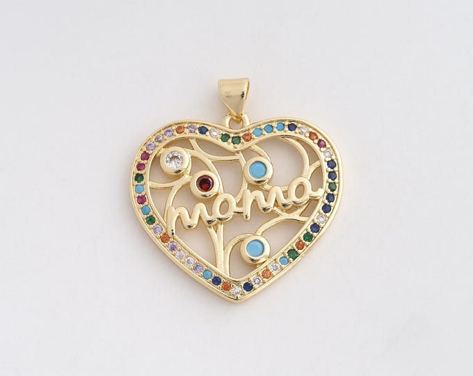 18K Gold Filled Elephant Pendant,Elephant Charm Bracelet Necklace for DIY Jewelry Making Supply,21.4x20x3mm