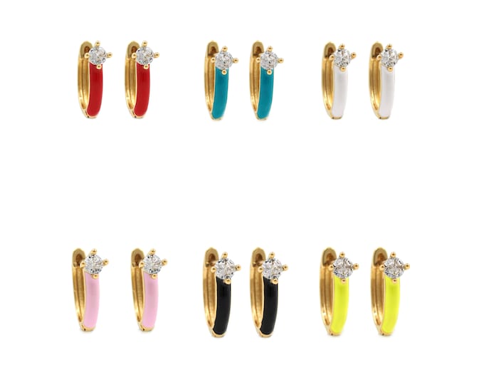 1pair 18K Gold Filling Round Earring,Gold Dainty Round Earring,Simple Earrings,Gift for Her