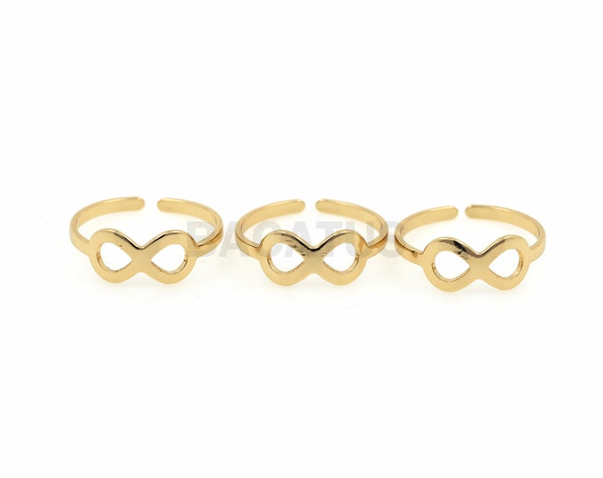 1PCS Infinite Opening Ring, Women's Creative Design, Adjustable 18K Ring, Valentine's Day Gift
