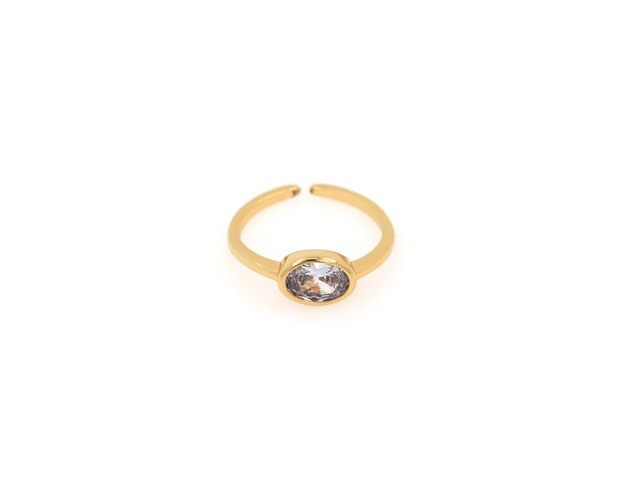 18K Gold Filled Round Ring,Gold Dainty Round Ring,Minimalist Ring,Gift for Her