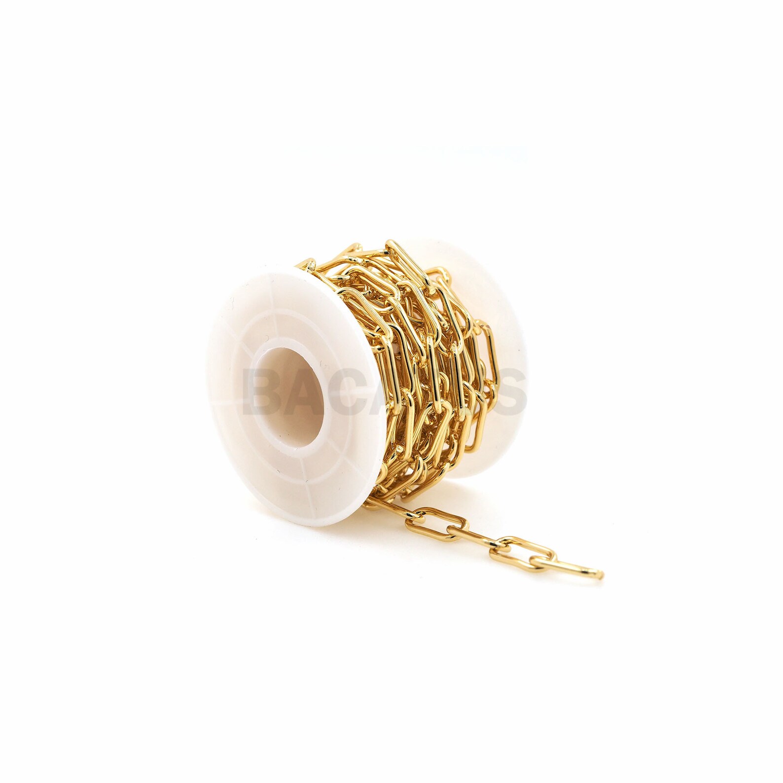 1meter Gold Paper Clip Chain Paper Clip Necklace Large Paper Etsy