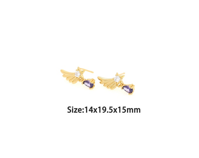 1pair 18K Gold Filling Star Stud Earrings,Gold Star Stud Earring,Simple Stud Earrings,Gift for Her