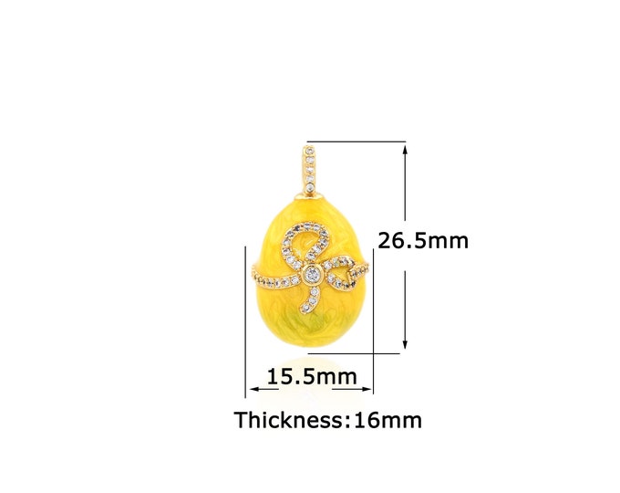 18K Gold Filled Egg Pendant,Gold Dainty Egg Charms,Simple pendant Bracelet Necklace for DIY Jewelry Making Supply