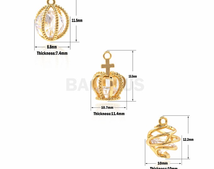 1PCS Minimalist Pendants, Cross Crown Necklaces, Oval Necklaces, Lantern-Shaped Pendants, Suitable For Jewelry Making Supplies
