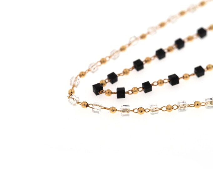 18K Gold Filled Gold Chain,Unique Gold Chain,Thick Gold Chain,Unfinished Chain for Bracelets Necklaces DIY Jewelry Making Supplies,2.7mm