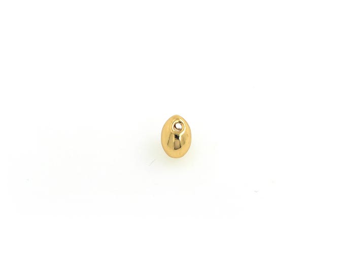 10 pcs 18K Gold Filled Oval Spacer Beads,Gold Oval Beads, Oval Beads DIY Bracelet Necklace Earrings Jewelry Making,6.4x4.8mm