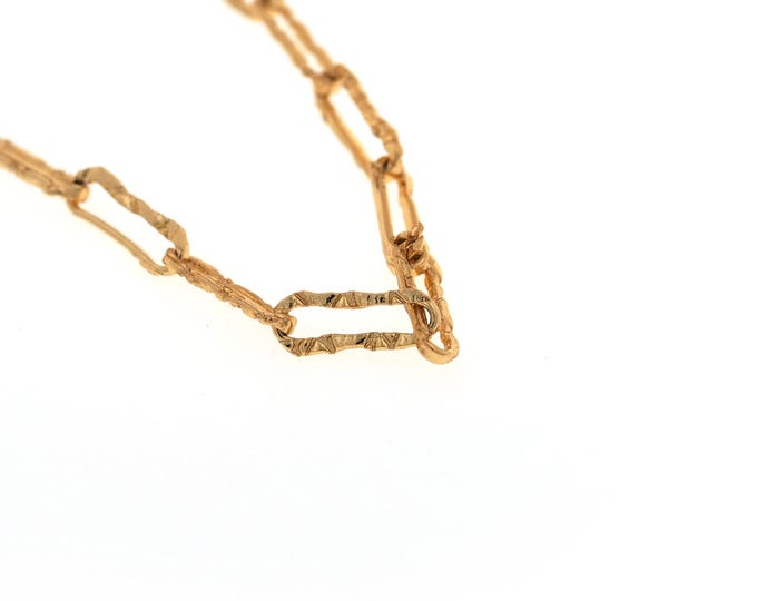 18K Gold Filled Square Chain,Paper Clip Chain,Paper Clip Necklace,Large PaperClip Chain,Oval Chain,DIY Jewelry Supplies,11x3.7x1mm