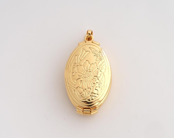 18K Gold Filled Photo Frame Charm,Dainty Photo Frame Pendant,Photo Frame Pendant ,DIY Jewelry Supplies,41.5x20x9.2mm